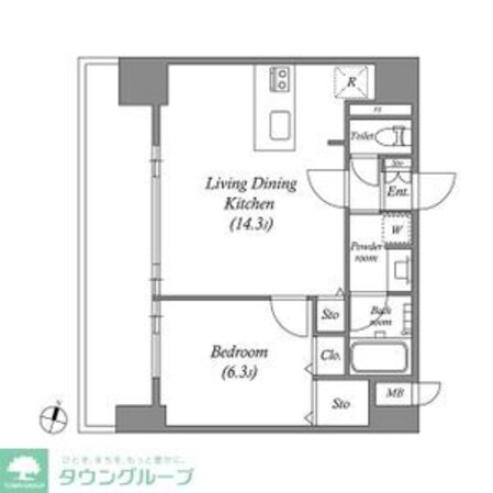 ファーストレジデンス栄の物件間取画像